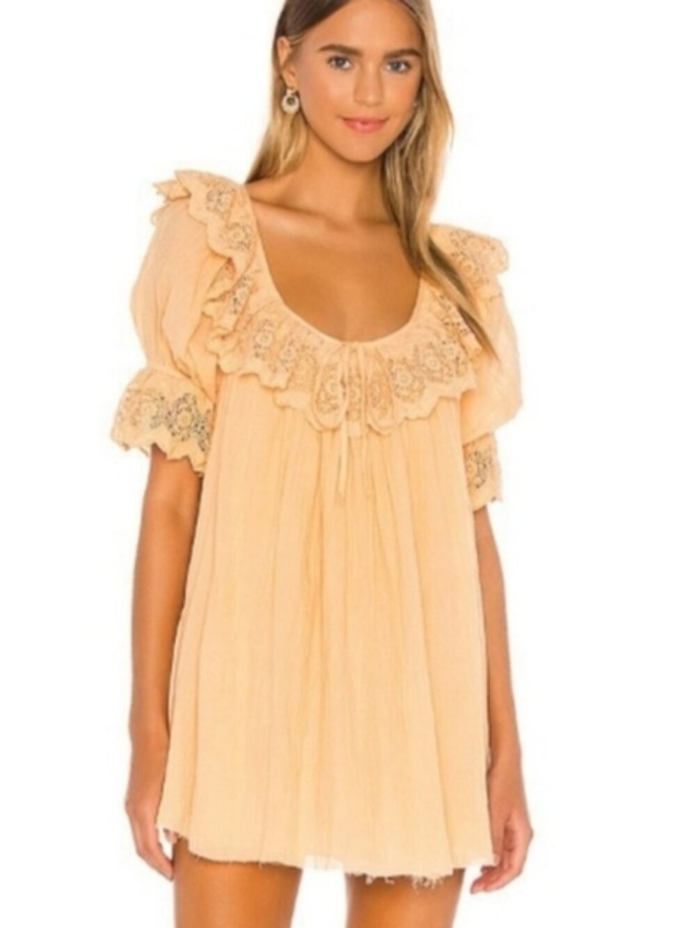 Tularosa - Crawford Dress in Cantaloupe Orange